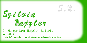 szilvia majzler business card